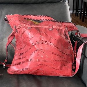 Red Leather Patricia Nash Purse